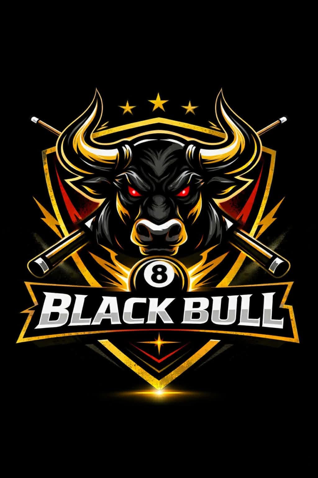 Black Bull Pool Billiard Club logo